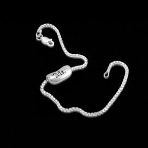 Mignon Faget Red Bean Bracelet- sterling silver